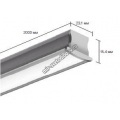 Врезной алюминиевый профиль для светодиодных лент LD profile – 03, 29423